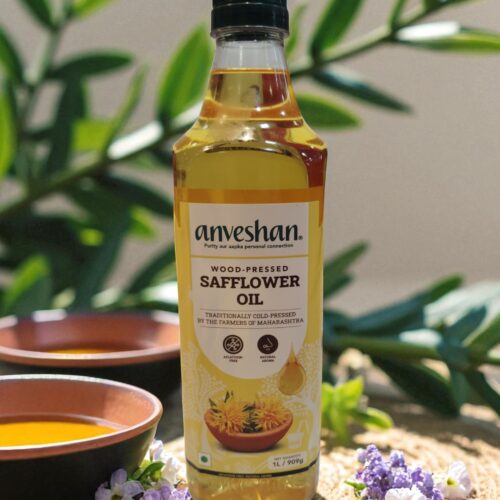 Anveshan Cold Pressed Safflower oil 1litre
