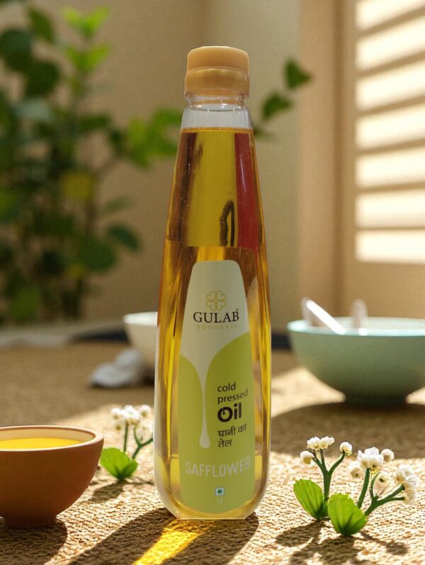 Gulab Cold Pressed Safflower Oil 1litre - Image 2