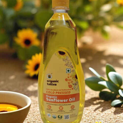 Organic Tattva Cold pressed Sunflower Oil 1litre