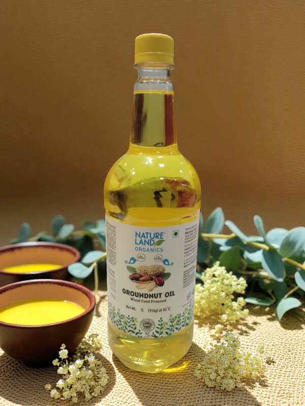 Nature Land Cold Pressed Groundnut Oil - Image 3