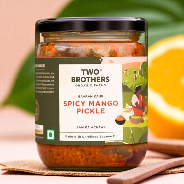 Two Brothers Spicy mango pickle 300g - Image 2