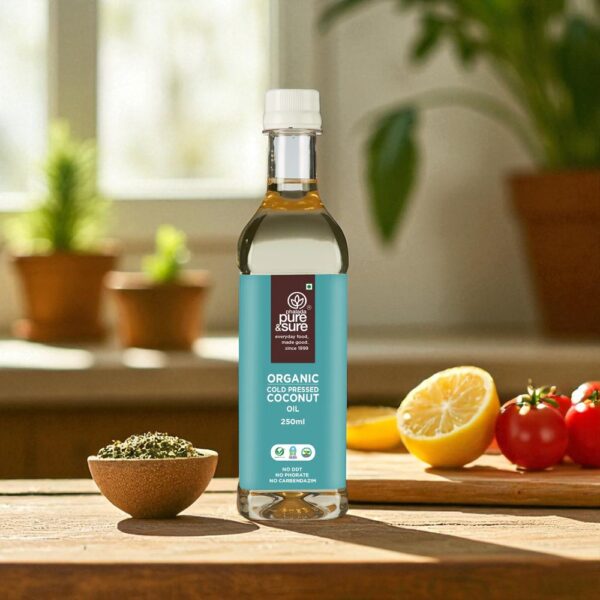 Pure&Sure Organic Cold Pressed Coconut Oil - Image 2