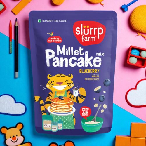 Slurrp Blueberry Millet Pancake 150g