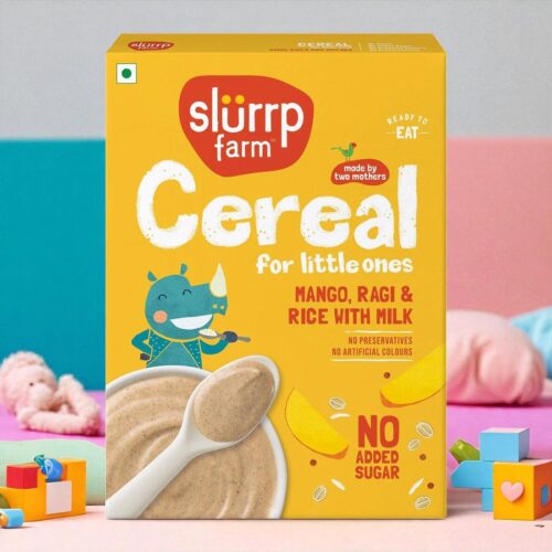 Slurrp Cereal Mango, Ragi and Rice with Milk 250g