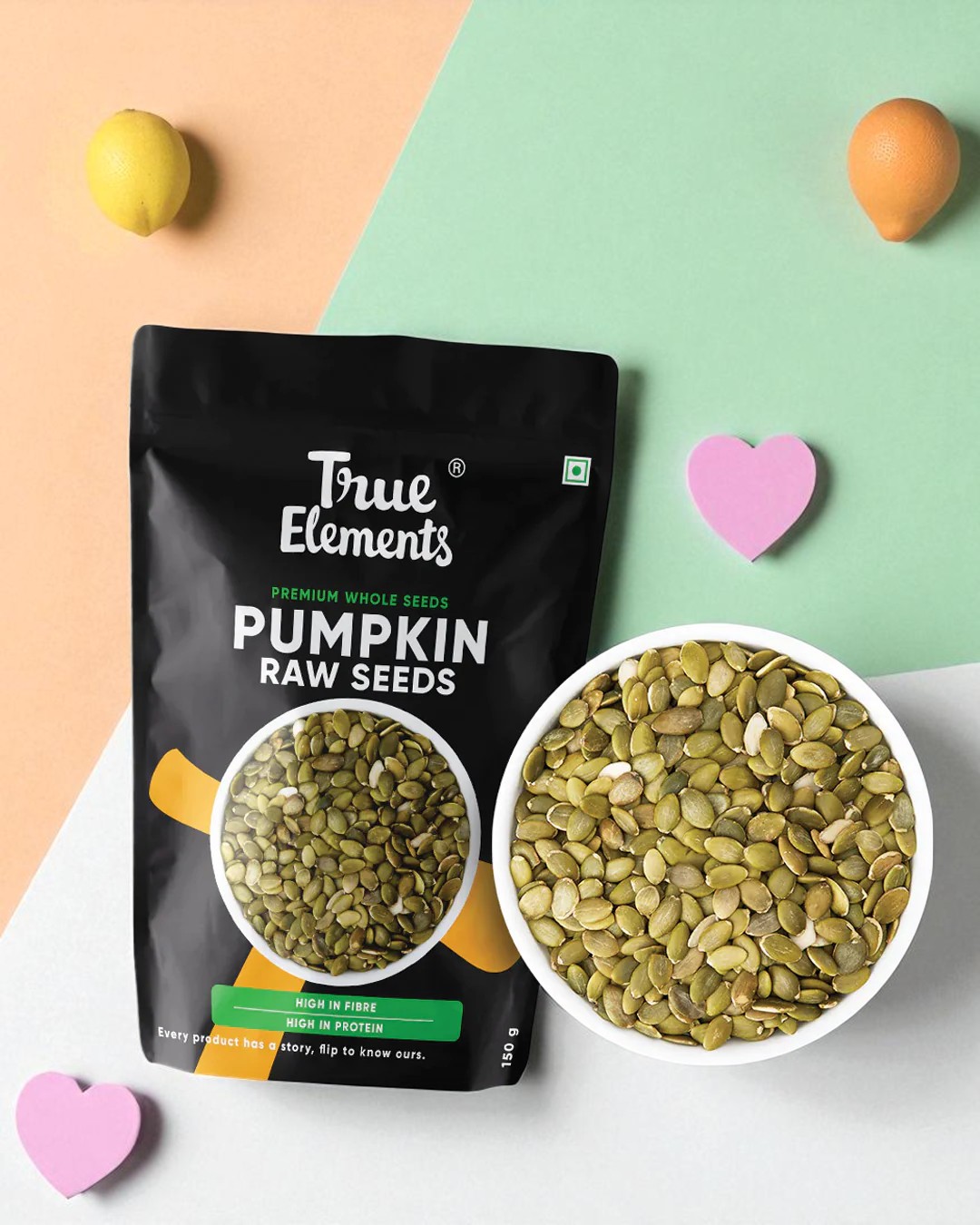 True Elements Raw Pumpkin Seeds 150g True Elements Raw Pumpkin Seeds 150g - Image 2