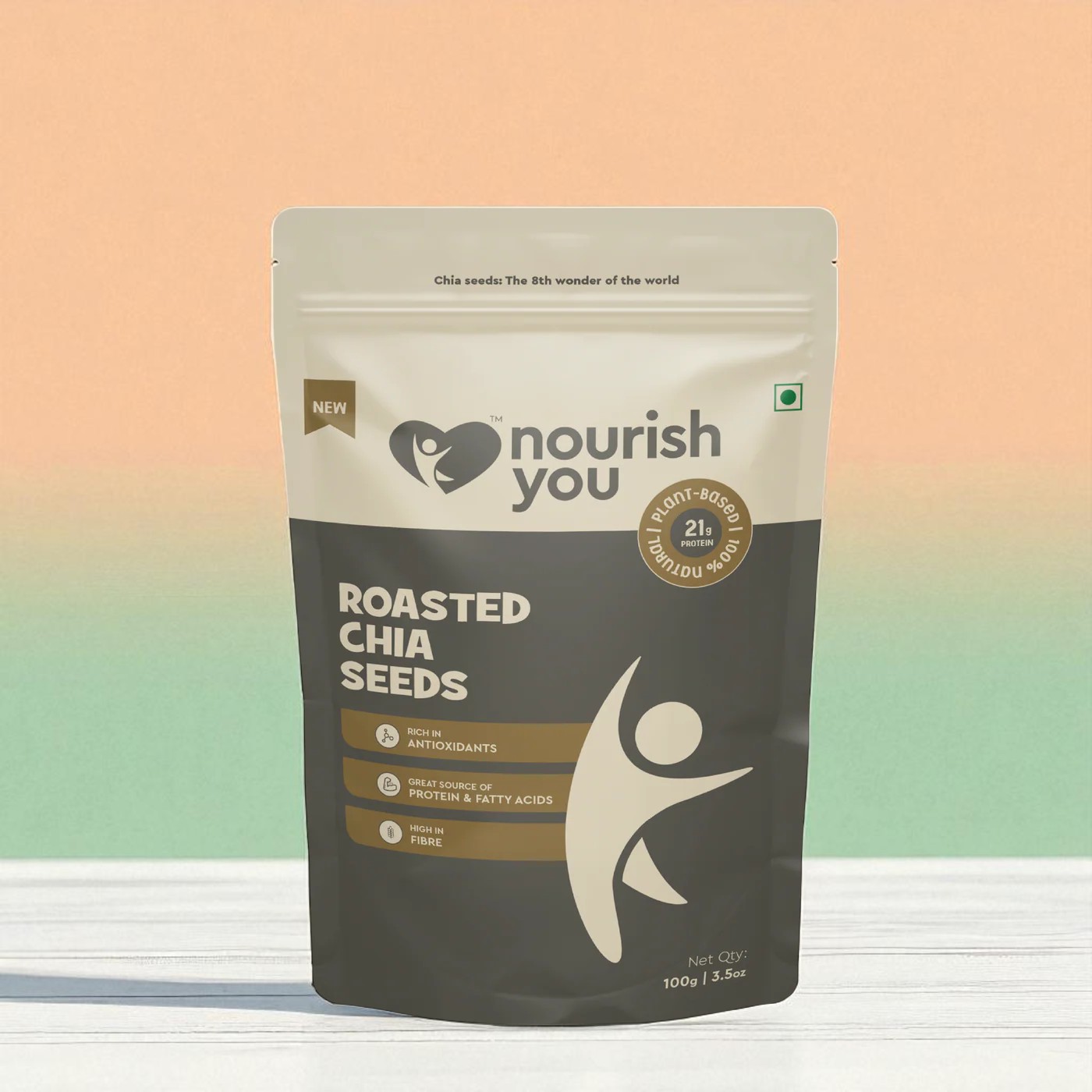 Nourish You Roasted Chia Seeds 150 Nourish You Roasted Chia Seeds 150 - Image 2