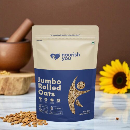 Nourish You Jumbo Rolled Oats 500g