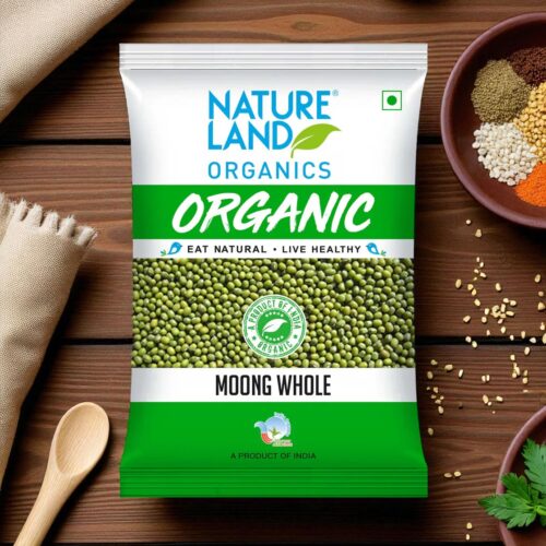 Nature Land Moong Whole 500g