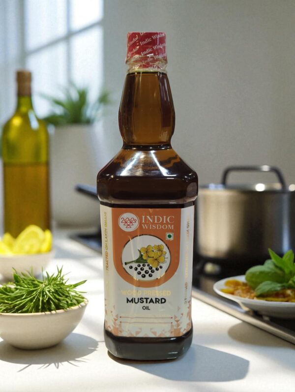Indic Wisdom Cold Pressed Mustard Oil - Image 2