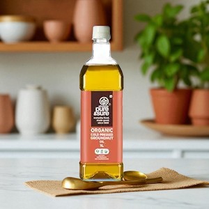 Pure & Sure Organic Cold Pressed Groundnut Oil Pure & Sure Organic Cold Pressed Groundnut Oil - Image 2