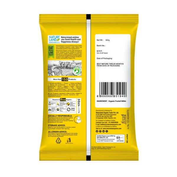 Nature land Foxtail Millet 500g - Image 2