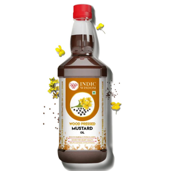 Indic Wisdom Cold Pressed Mustard Oil - Image 3
