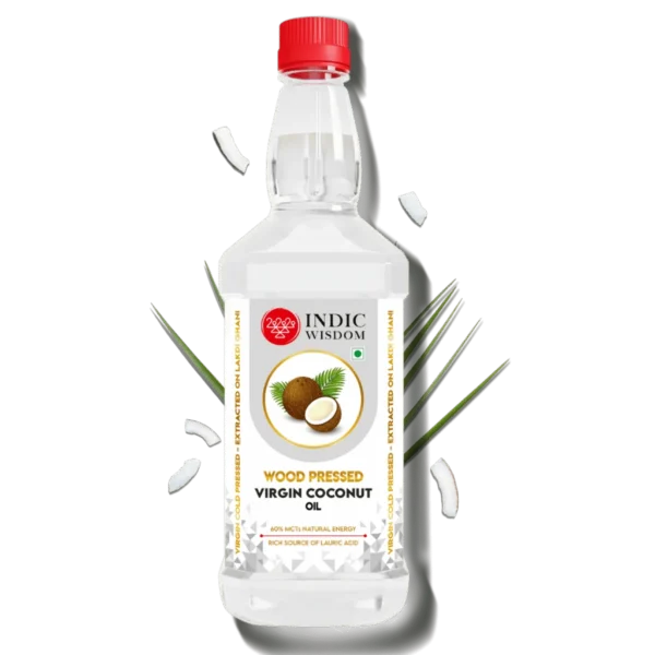 Indic Wisdom Cold Pressed Coconut Oil - Image 3