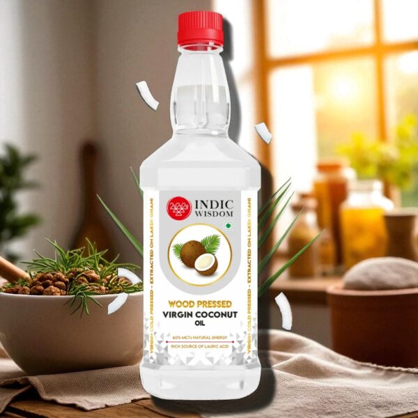 Indic Wisdom Cold Pressed Coconut Oil - Image 2