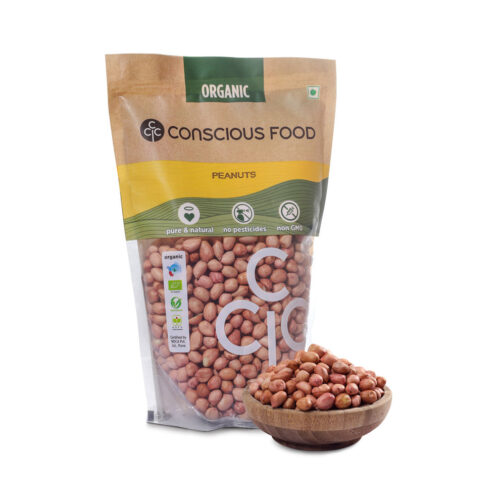 Conscious Food Whole Peanuts 500g