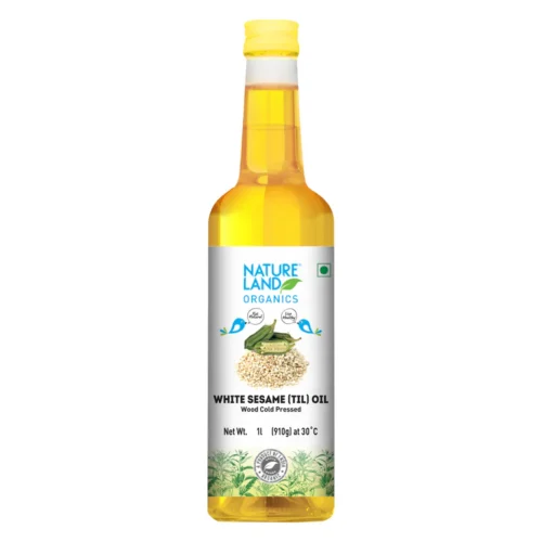 Nature Land Cold Pressed White Sesame Oil 1litre