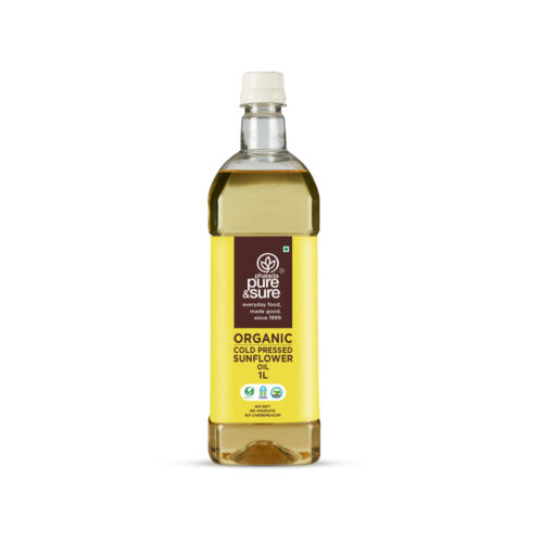 Pure&Sure Organic Cold Pressed Sunflower Oil