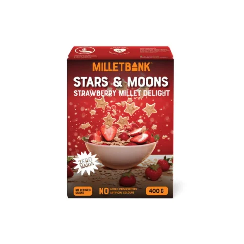 Milletbank Stars & Moons Strawberry Millet Delight 400g