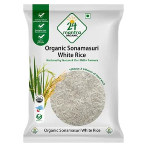 24Mantra White Sonamasoori Rice 1kg