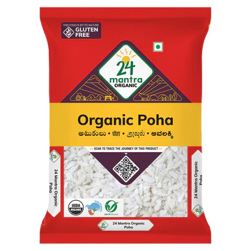 24Mantra White Rice Poha 500g