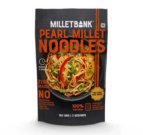 Milletbank Pearl Millet Hakka Noodles 180g
