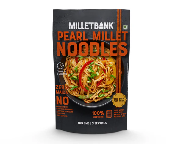 Milletbank Pearl Millet Hakka Noodles 180g