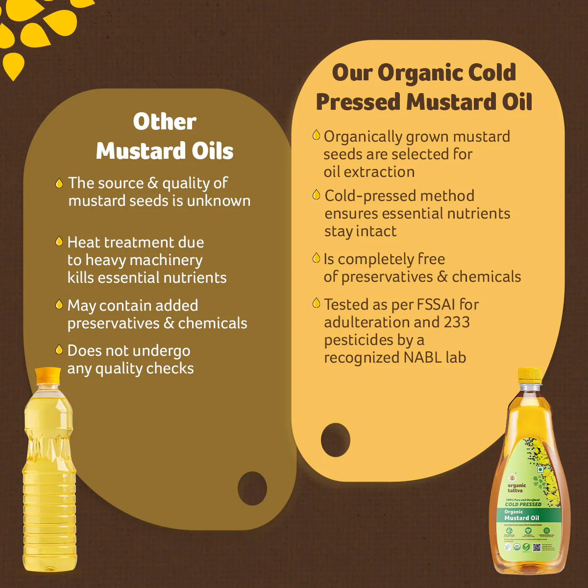Organic Tattva Mustard Oil 1ltr Organic Tattva Mustard Oil 1ltr - Image 4