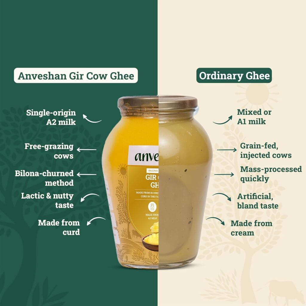 anvenshen a2 gir cow ghee 1 ltr cto