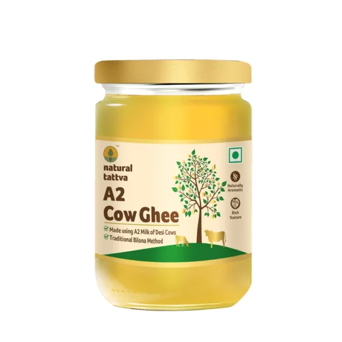 organic tattva a2 desi cow ghee 1ltr fornt