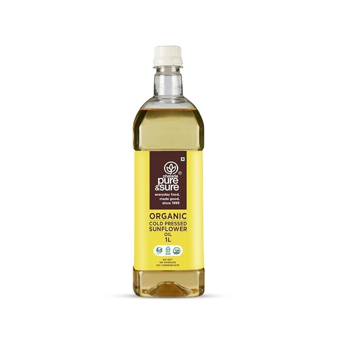 Organic Cold Pressed Sunflower Oil 1 Litre