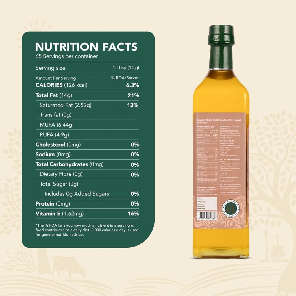 anvenshen wood pressed groundnut oil 1 litre cto