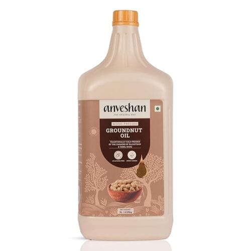 anvenshen wood pressed groundnut oil 5 litre front