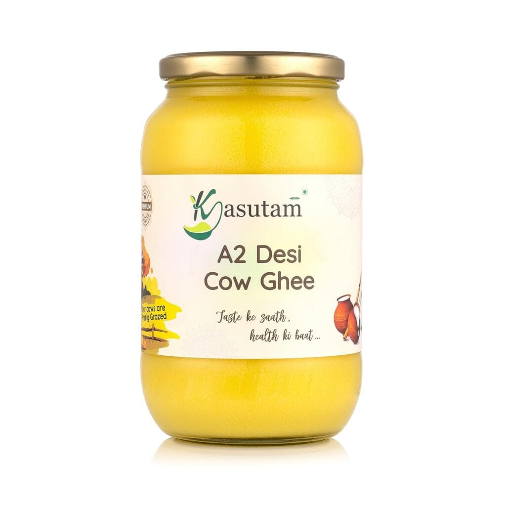 kasutam a2 desi cow bilona ghee 1 litre front